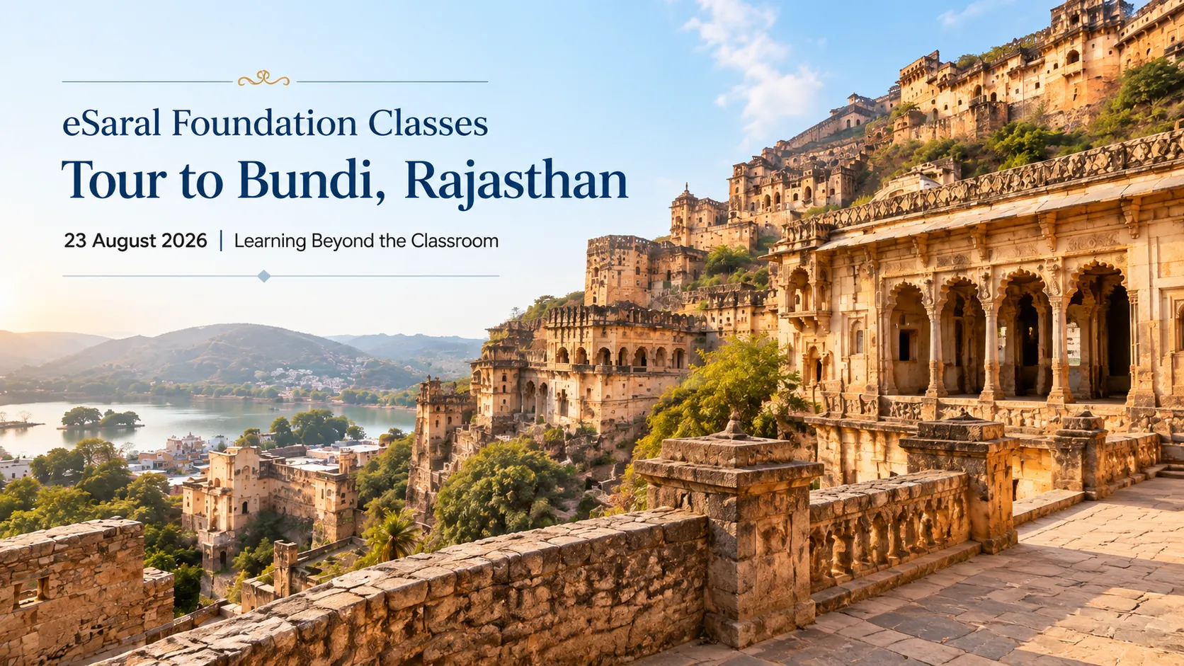 Foundation Classes Tour to Bundi, Rajasthan: A Day of History, Learning & Discovery